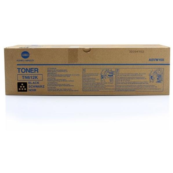 Toner Konica-Minolta TN612BK (A0VW150) nero - U00091