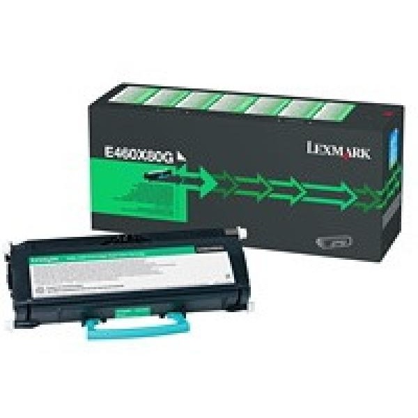 Toner Lexmark E460X80G nero - U00156