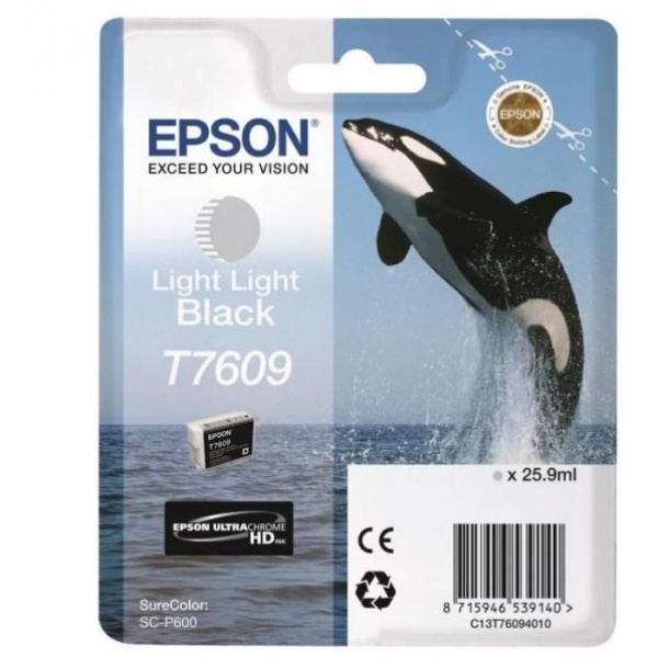 Cartuccia Epson T7609 (C13T76094010) nero chiaro chiaro - U00279