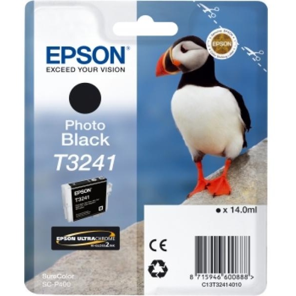 Cartuccia Epson T3241 (C13T32414010) nero fotografico - U00294
