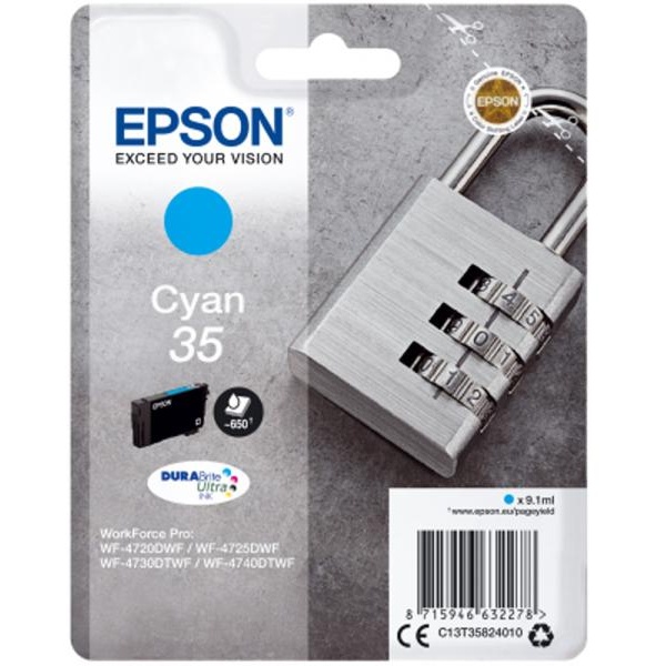 Cartuccia Epson 35 (C13T35824010) ciano - U00371