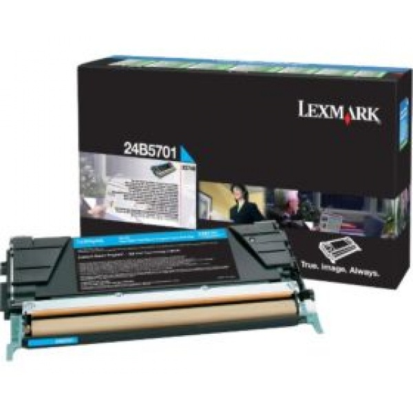 Toner Lexmark 24B5701 ciano - U00398