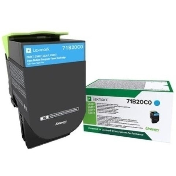 Toner Lexmark 456C (71B20C0) ciano - U00406