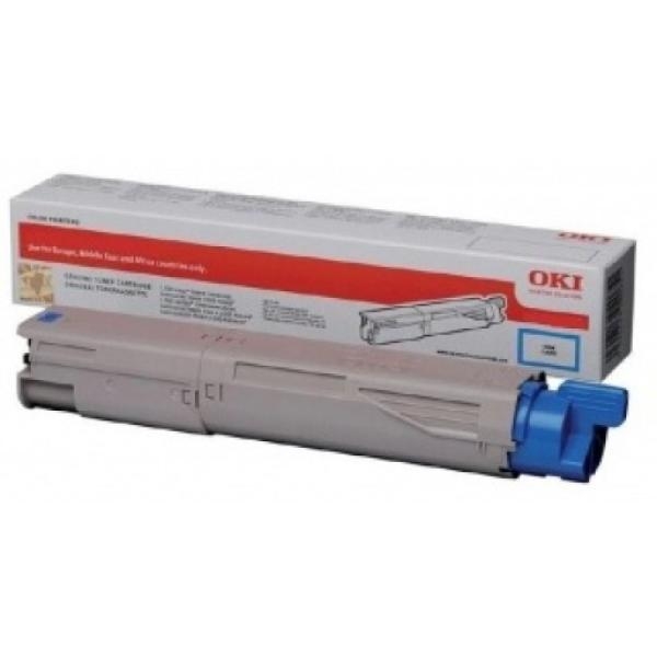 Toner Oki 45862816 ciano - U00424