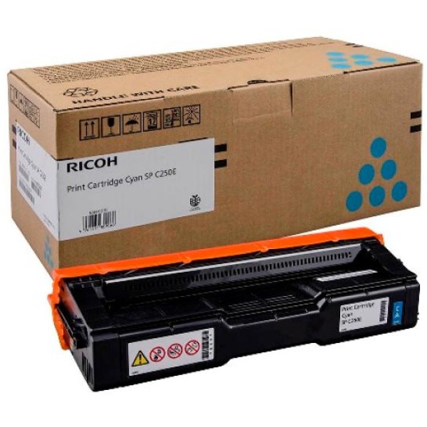 Toner Ricoh SP C250E (407544) ciano - U00439