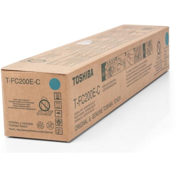 Toner Toshiba T-FC200EC (6AJ00000119) ciano - U00454