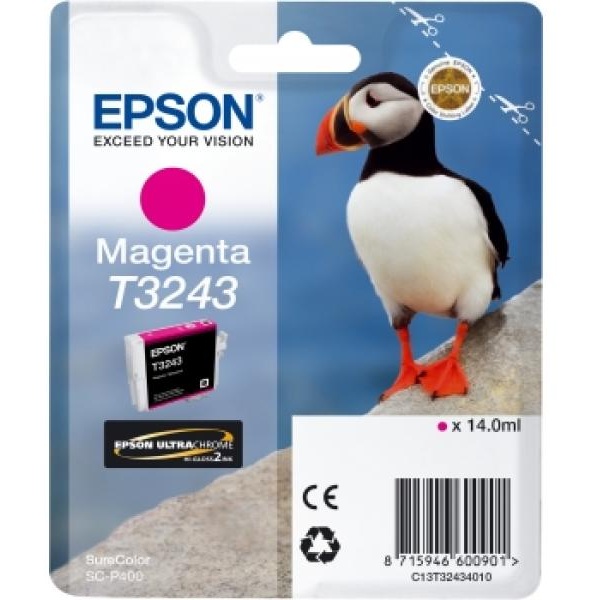 Cartuccia Epson T3243 (C13T32434010) magenta - U00521