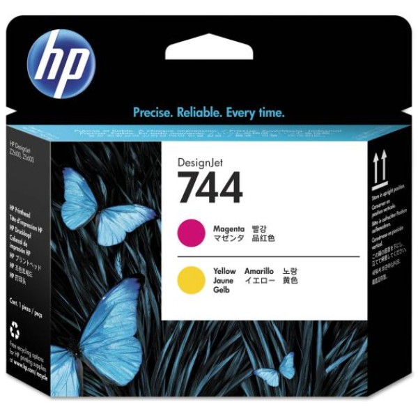 Testina di stampa HP 744 (F9J87A) magenta -giallo - U00533