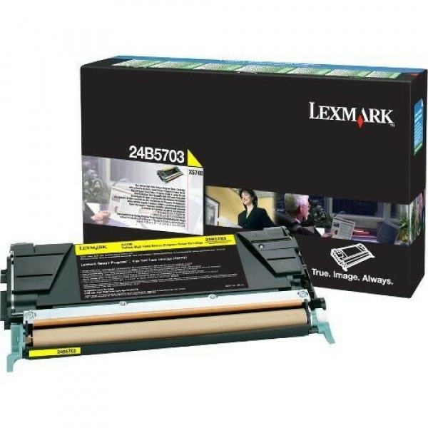 Toner Lexmark 24B5703 giallo - U00700