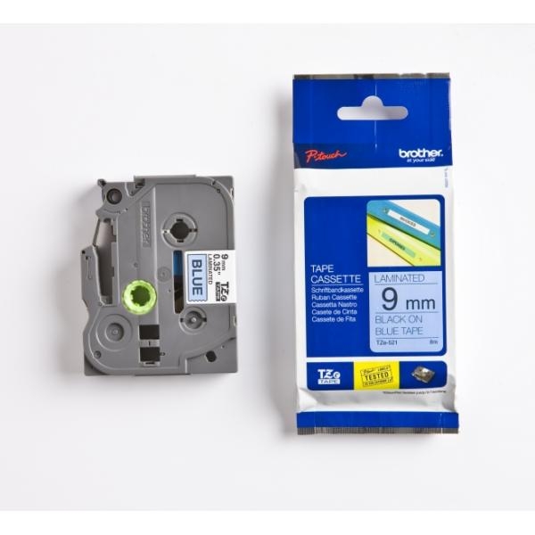 Nastro Brother TZ521/TZE521 (TZE521) nero-blu - U00907