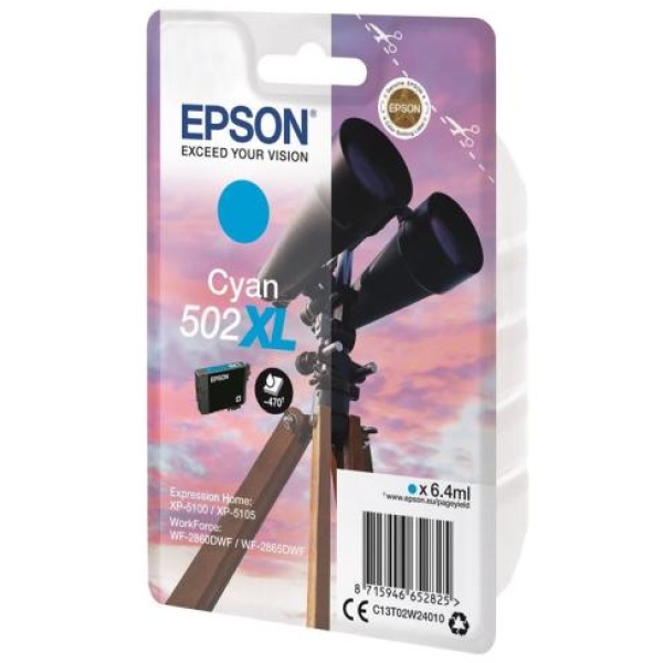 Cartuccia Epson 502XL (C13T02W24010) ciano - U01187