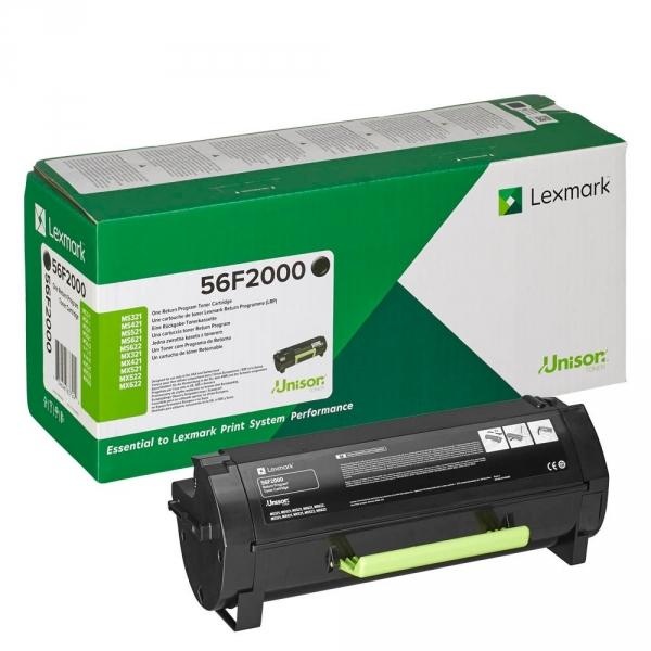 Toner Lexmark 56F2000 nero - U01274