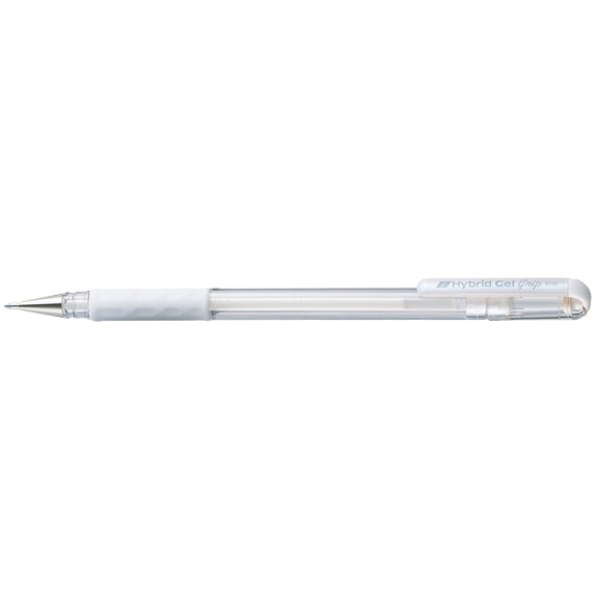 Roller gel Hybrid grip Pentel - bianco - K118-LW