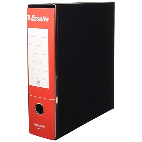 Raccoglitore Essential Esselte - meccanismo a leva - 8 cm - Commerciale - rosso - 2 - meccanismo a leva - 390773160