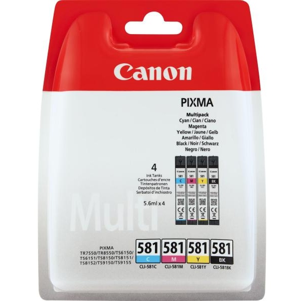 Cartuccia Canon CLI-581 (2103C004) n-c-m-g - Y03455