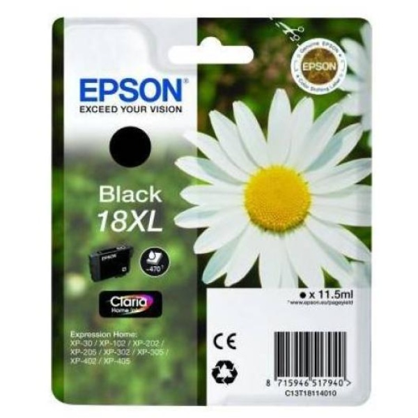Cartuccia Epson 18XL/blister RS+AM+RF (C13T18114020) nero - Y09581