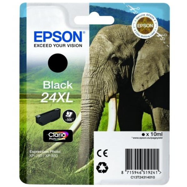 Cartuccia Epson 24XL/blister RS+AM+RF (C13T24314020) nero - Y09598