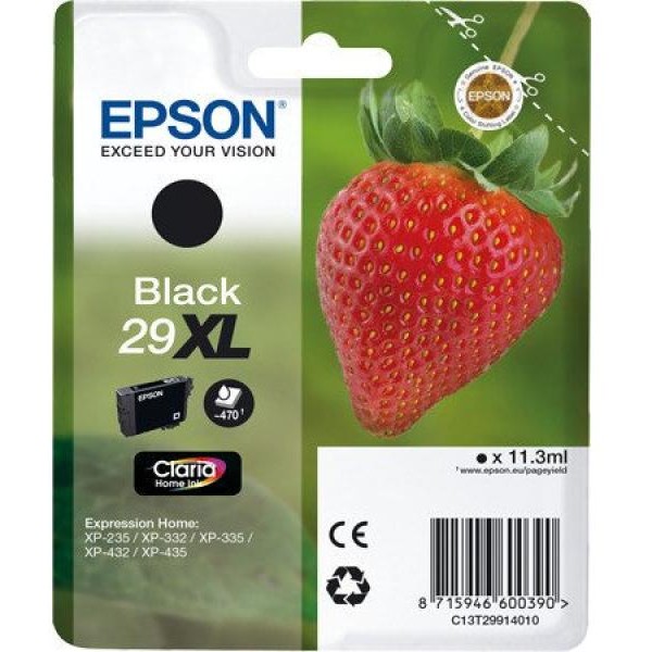 Cartuccia Epson T29XL/blister RS+AM+RF (C13T29914020) nero - Y09636