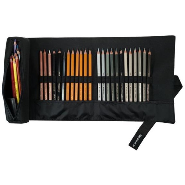 Astuccio arrotolabile Koh-I-Noor ROLLO nero DJTB-24 - Y10294