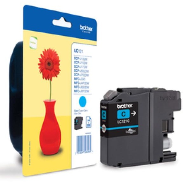 Cartuccia Brother 121 (LC-121CBP) ciano - Y11218