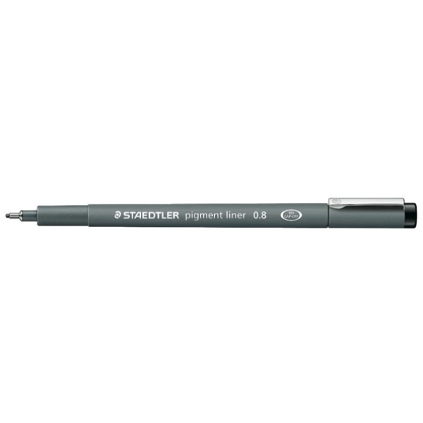 Pennarello pigment liner 308 nero 0,8mm staedtler - Z00022