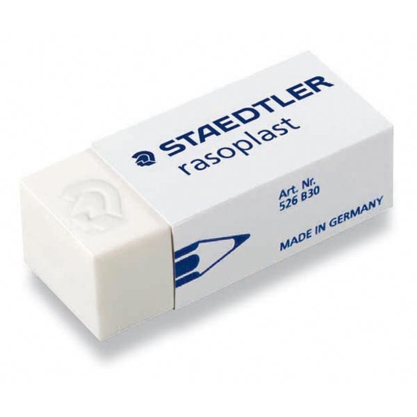 Box 30 gomme rasoplast 526 b30 bianca per matita - Z00043