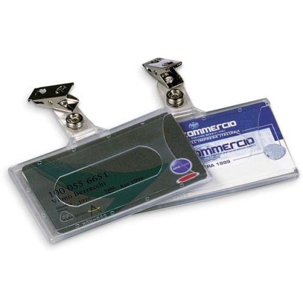 Portanome 9x5,6cm semirigido c/clip 31-070 lebez - Z00236