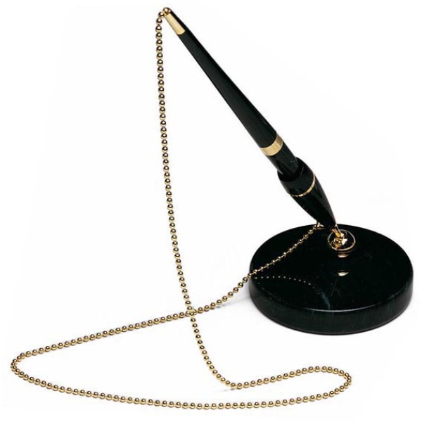 Stiloforo con base marmo nero art.1703-n - Z00239