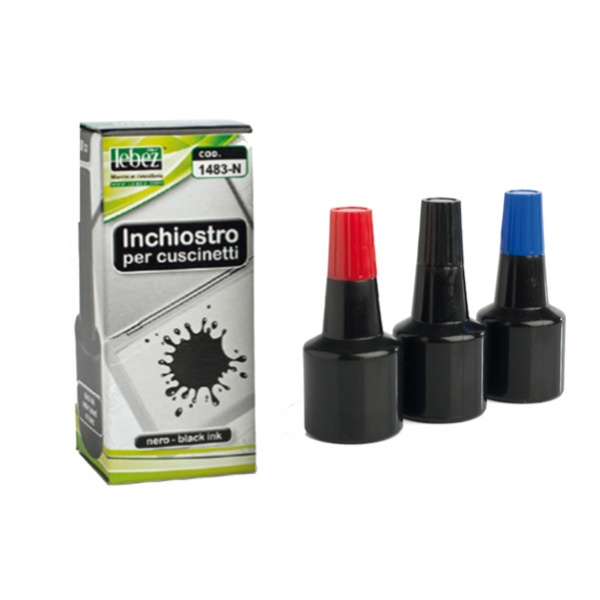 Inchiostro nero 30ml art.1483 s/olio x cuscinetti lebez - Z00252