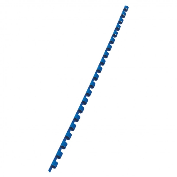 Scatola 100 dorsi spirale 8mm blu 21 anelli - Z00292
