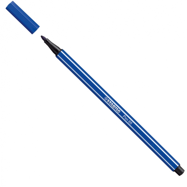 Pennarello stabilo pen 68/32 blu oltremare - Z00393