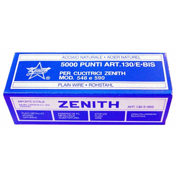 Scatola 5000 punti zenith 130/e bis (6/4) in acciaio naturale - Z00443