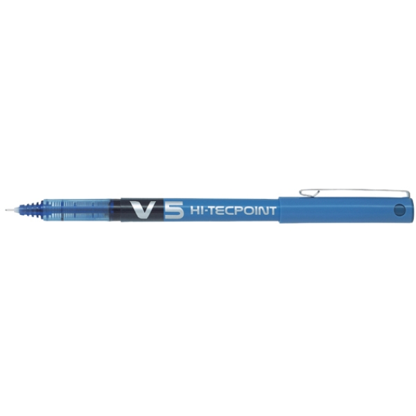 Roller hi-tecpoint v5 azzurro pilot - Z00536