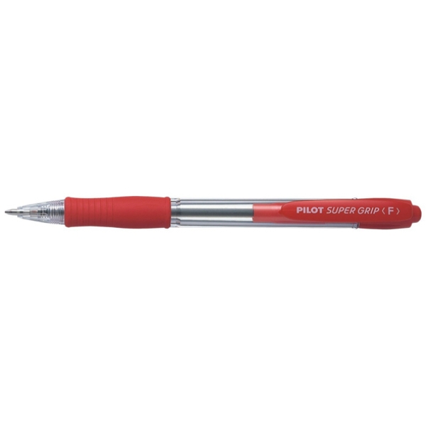 Penna sfera scatto super grip rosso fine 0.7mm pilot - Z00550