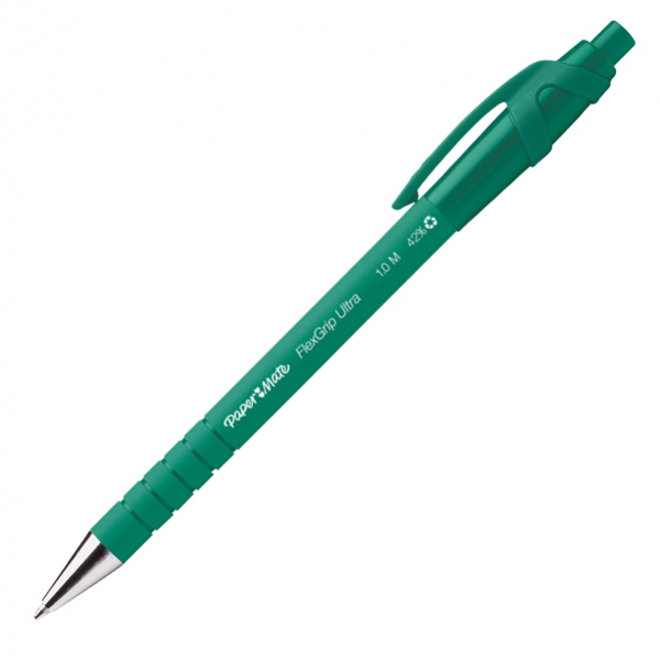 Penna sfera scatto flexgrip ultra 1.0 verde papermate - Z00622