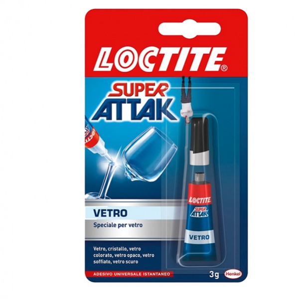 Colla super attak vetro 3gr - Z00651
