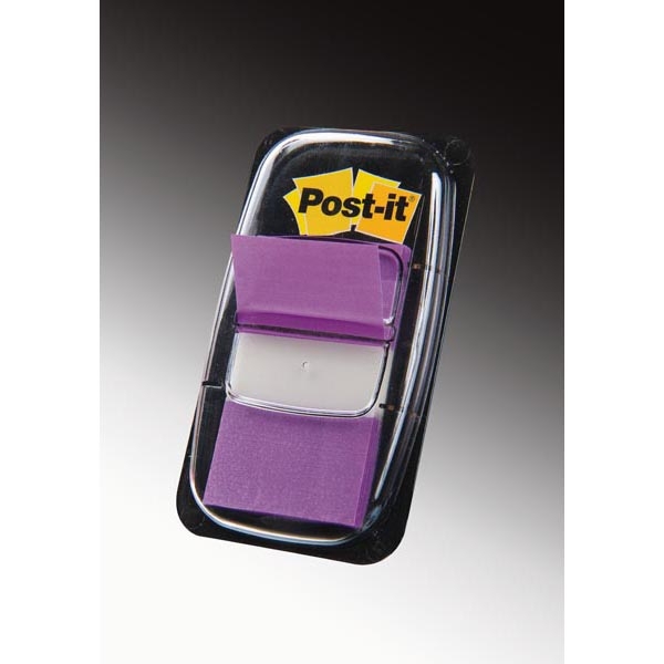 Segnapagina post-it 680-8 porpora 25.4x43.6mm 50foglietti - Z00778