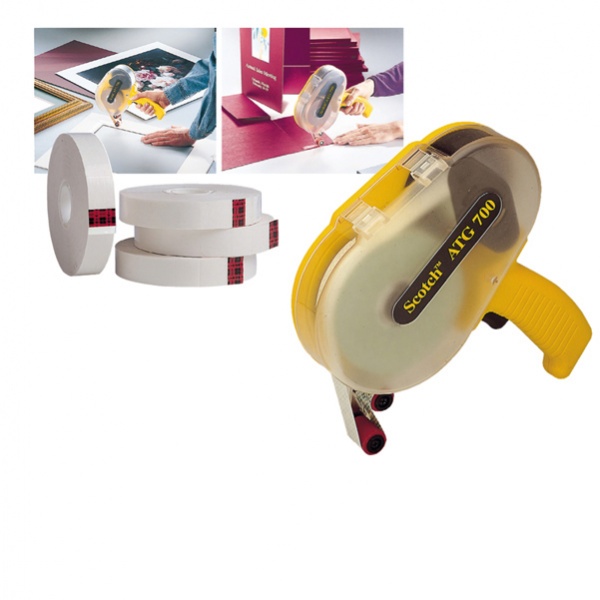 Dispenser atg 700 impugnatura in plastica per nastri lungo metraggi - Z00787