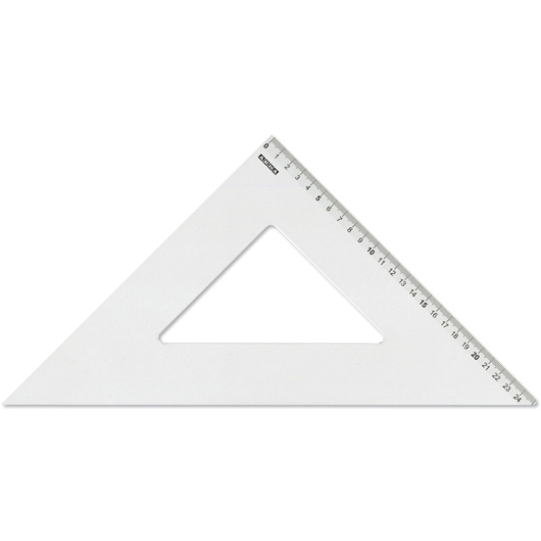 Squadra profil alluminio 45° 35cm arda - Z01000