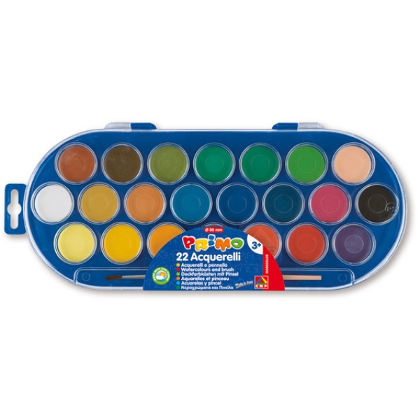 Pastiglie acquerello in 22 colori ø 30mm cmp - Z01023