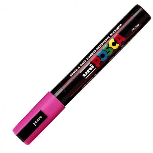 Marcatore uni posca pc5m rosa p. media - Z01178