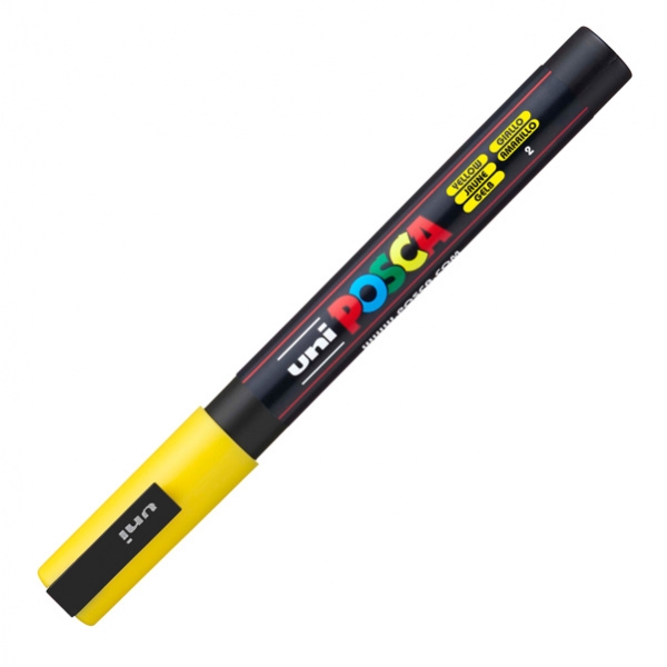 Marcatore uni posca pc3m giallo p. fine - Z01197