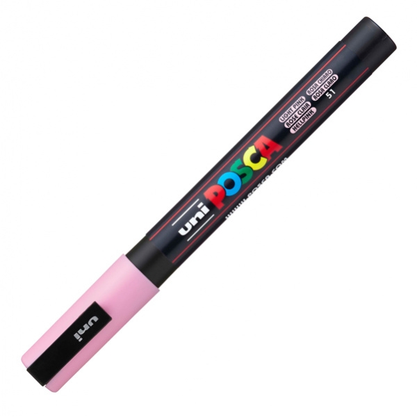 Marcatore uni posca pc3m rosa p.fine - Z01198