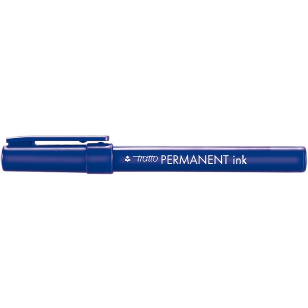 Scatola 12 marcatori tratto permanent ink blu - Z01269