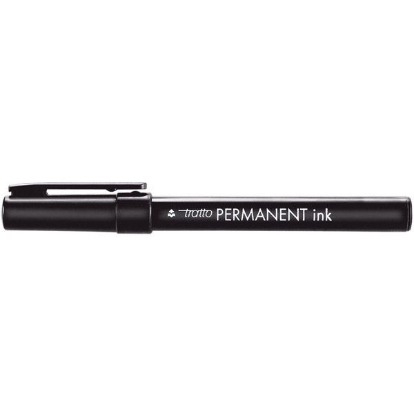 Scatola 12 marcatori tratto permanent ink nero - Z01270
