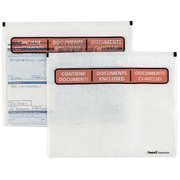 100 buste adesive speedy doc c5 230x165mm favorit - Z01278