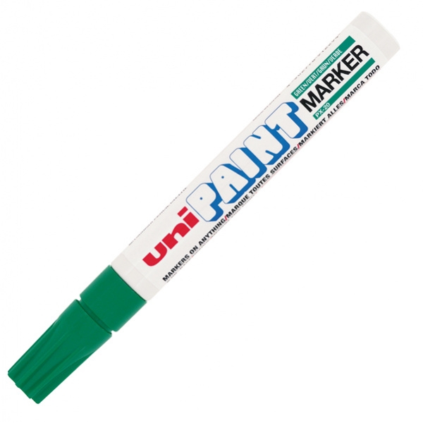 Marcatore uni paint px20 verde scuro p. media a vernice - Z01323