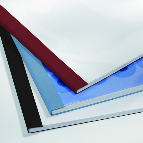 100 cartelline termiche 3mm blu business line leather - Z01561