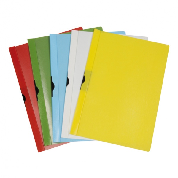 Cartellina pvc c/molla dorso 7 rosso spring file 22x31 - Z01599