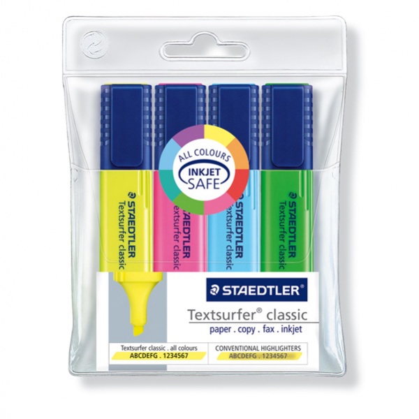 Busta 4 evidenziatori textsurfer classic 364 staedtler - Z01658